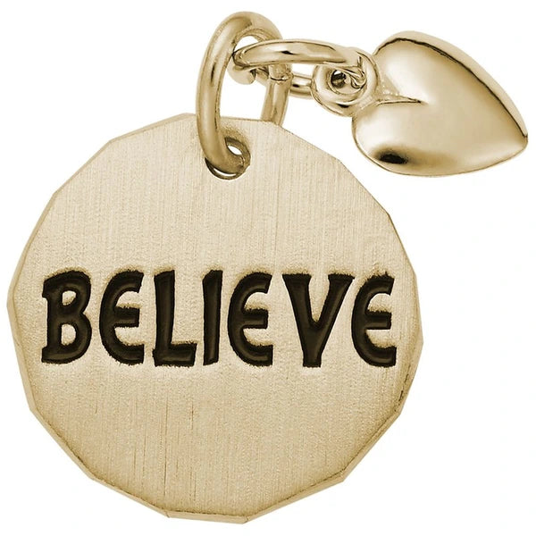 BELIEVE TAG W/HEART