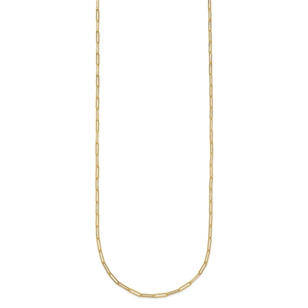 Herco Gold Solid Paperclip Chain