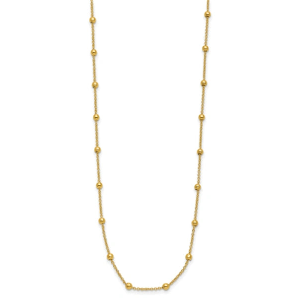 Herco Gold Beaded Cable Chain