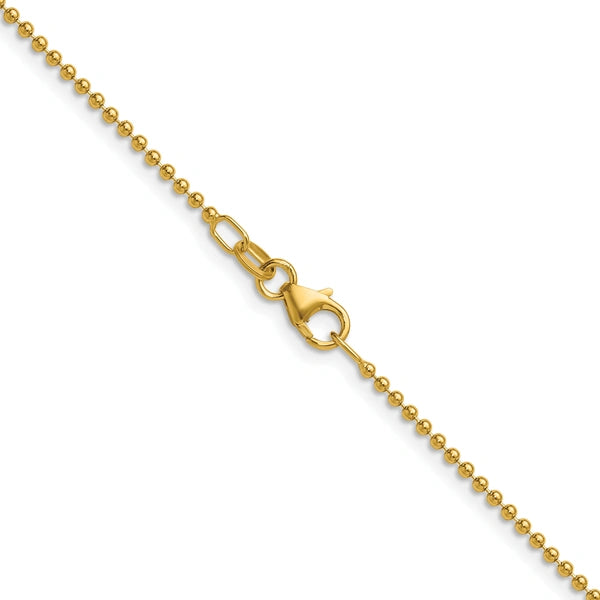 Herco Gold Solid Beaded Chain
