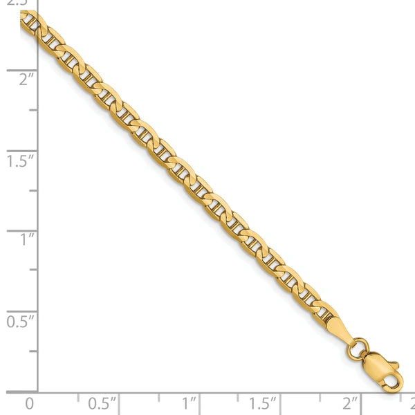 Leslie's (10K & 14K) Concave Anchor Chain