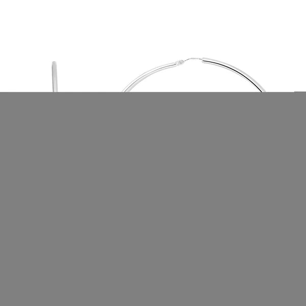 Silver 63mm Endless Hoops