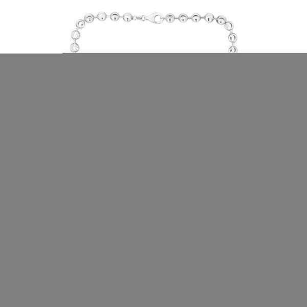 Sterling Silver 6mm Moon-cut Bead Chain