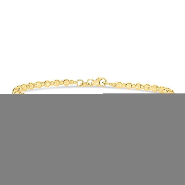 14K Gold Pallina Bead Bracelet