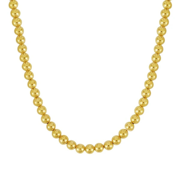 14K Gold 8mm Bead Chain