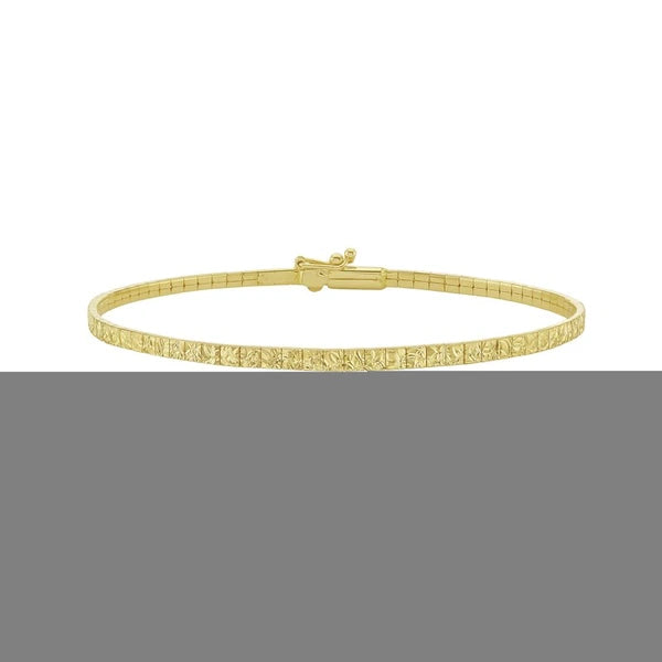 14K Mini Glacier Bracelet