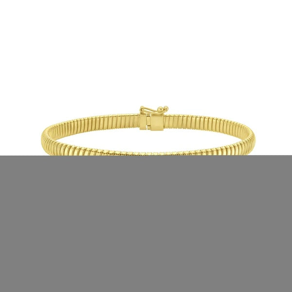 14K 5mm Tubogas Bracelet