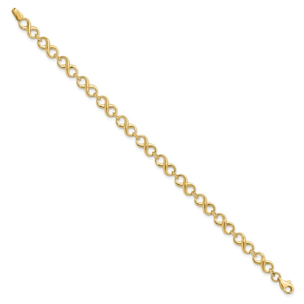 Leslie's Gold Infinity Link Bracelet