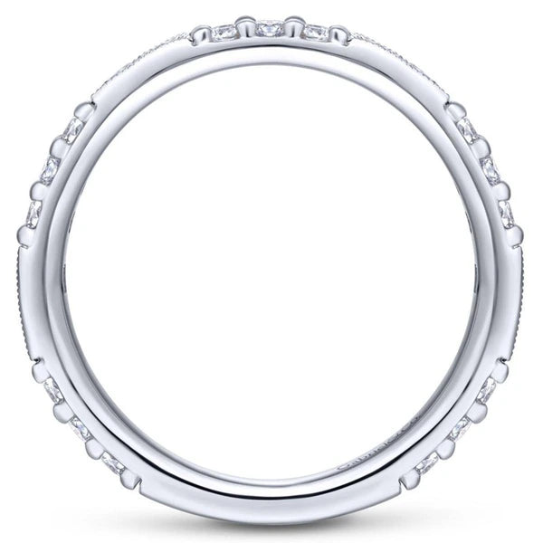 14K White Gold Diamond Ladies Ring
