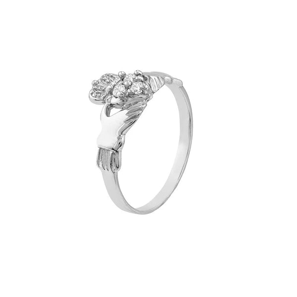Claddagh Ring with 1/10tcw Diamond Accent
