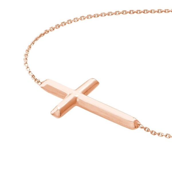 E2W Sideways Cross Bracelet