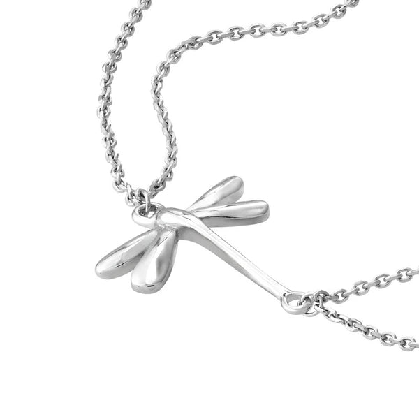 Sterling Silver Dragonfly Adjustable Bracelet