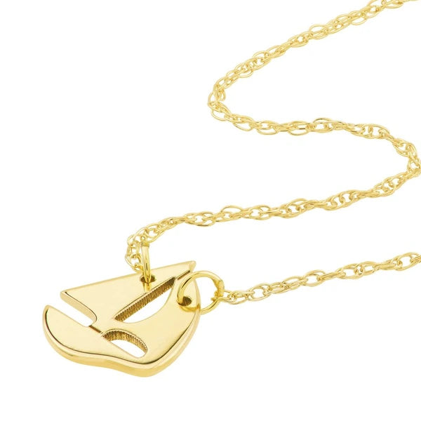 So You Mini Sailboat Adjustable Necklace