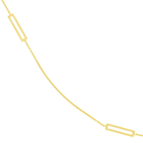 Open Bar Stations Adjustable Necklace