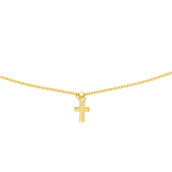 Cross Dangles Adjustable Choker