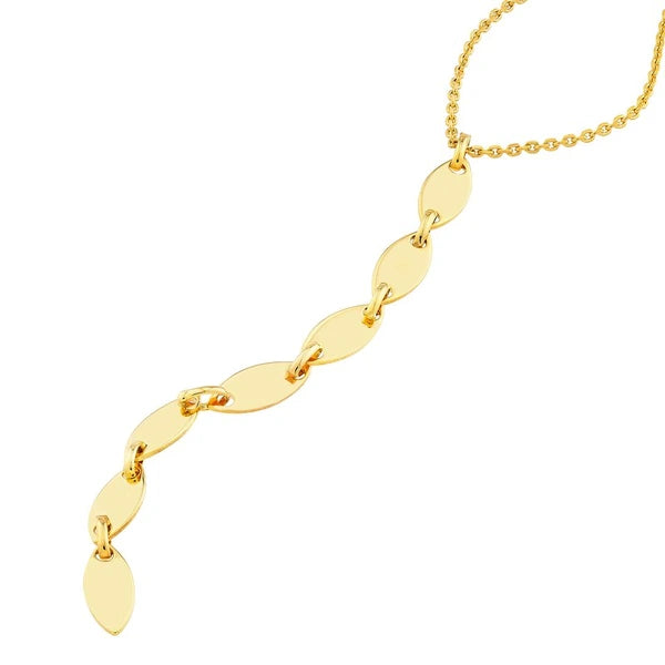 Mini Marquise Adjustable Lariat Necklace