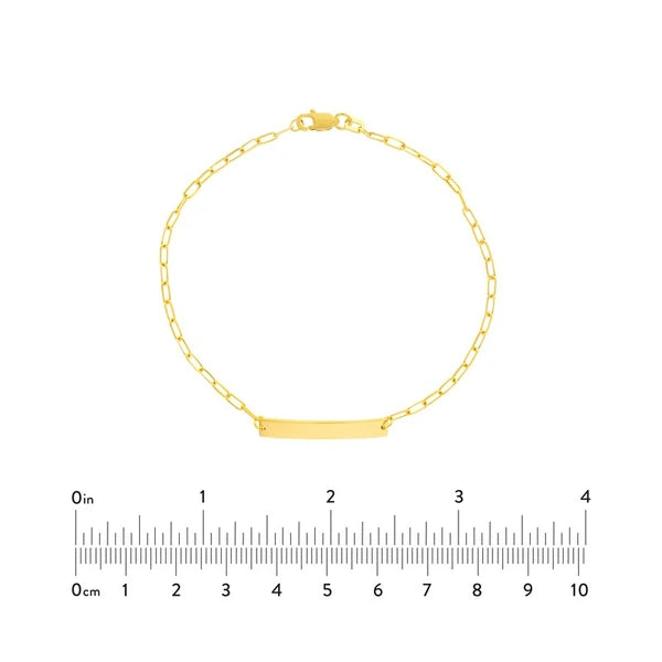 Kid's ID Bracelet on D/C Long Anchor Chain