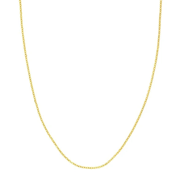 2.1mm D/C Brill Cable Chain with Slider Bead