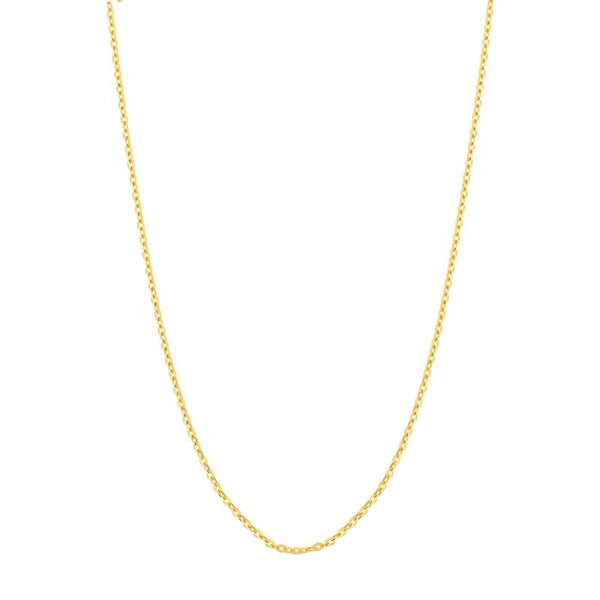 1.1mm D/C Brill Cable Chain with Slider Bead