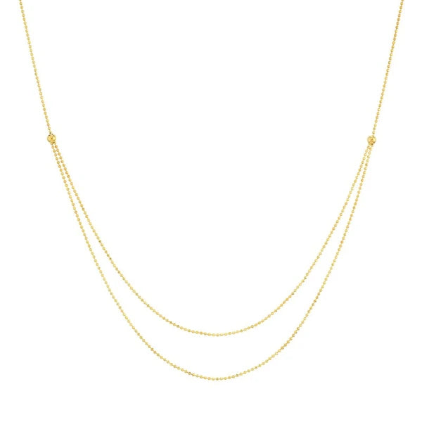 Bead Chain Build Your Own Duet Necklace