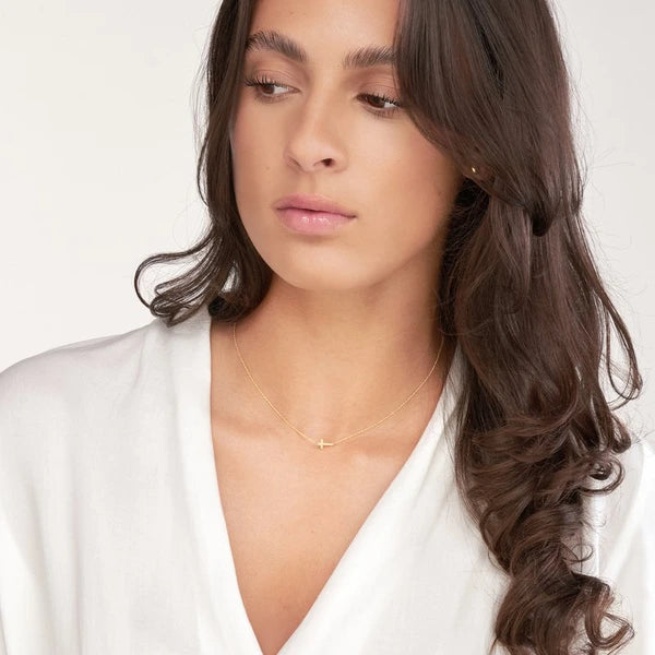 So You Mini E2W Cross Adjustable Necklace