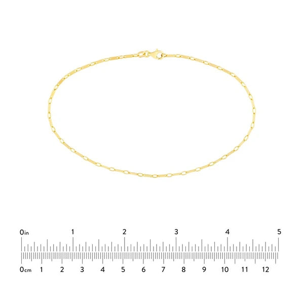 1.85 mm Handmade Flat Link Chain