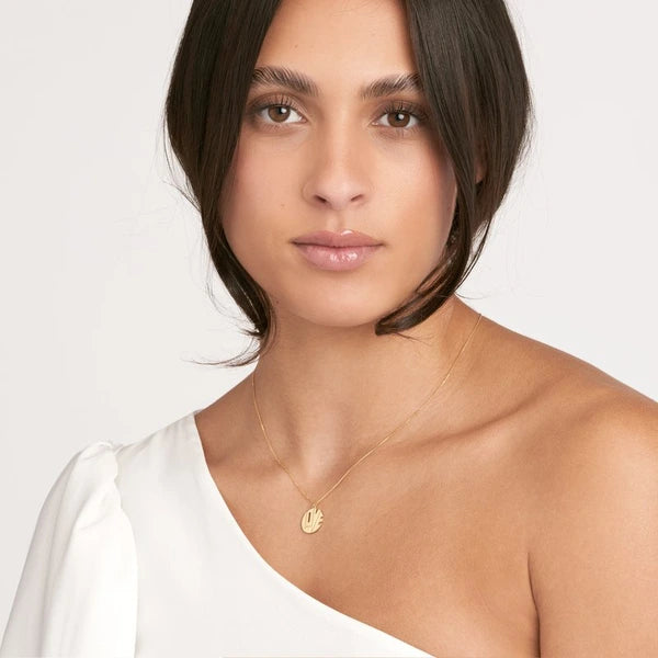 Love Cutout Medallion Necklace