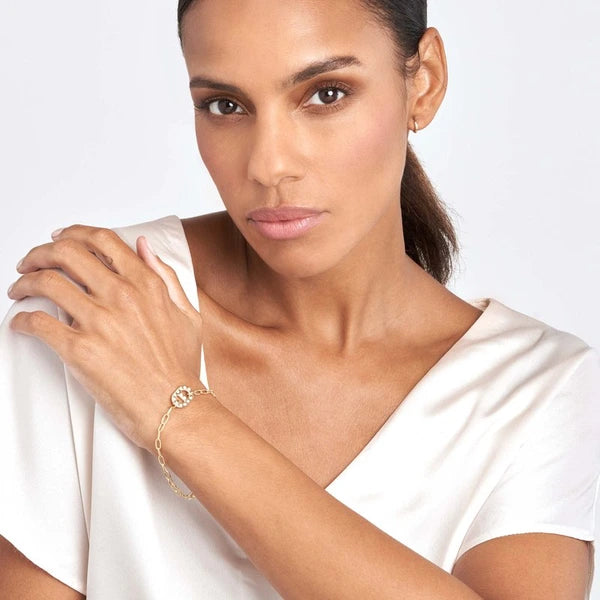 Flat Mariner Diamond Link and ForzentiN/A Bracelet