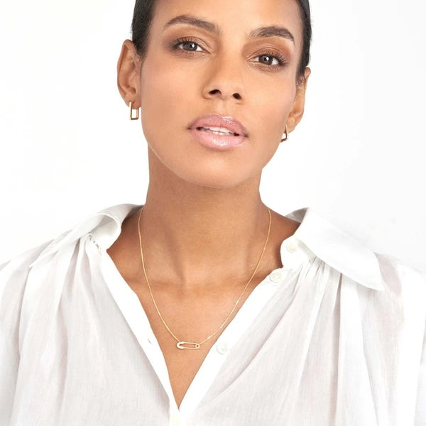 Safety Pin Necklace