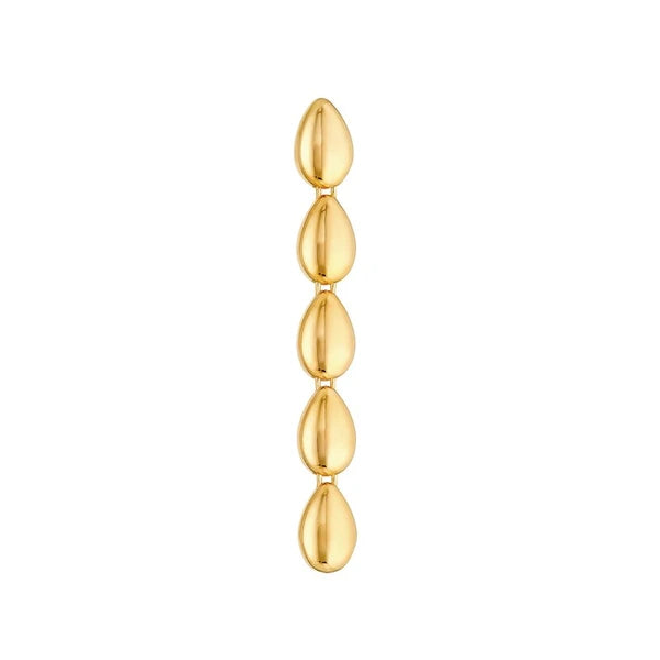 5 Teardrop Link Dangle Earrings