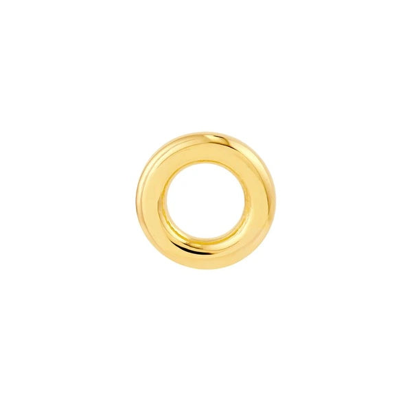 Open Circle Stud Earrings