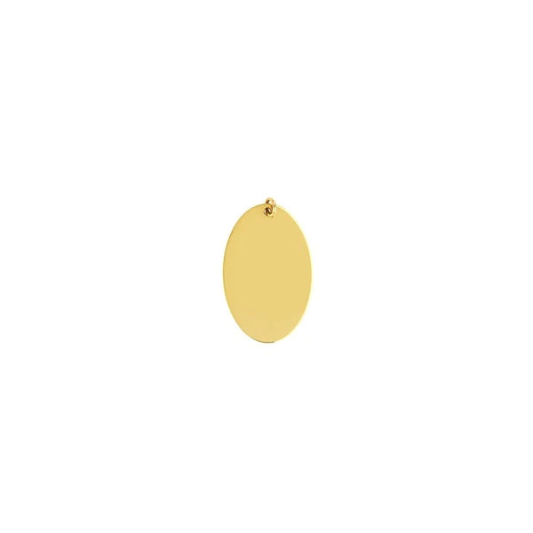 Medium Oval Engravable Charm