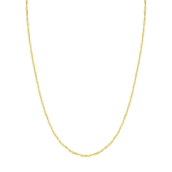 1.7mm Singapore Chain with Lobster Lock