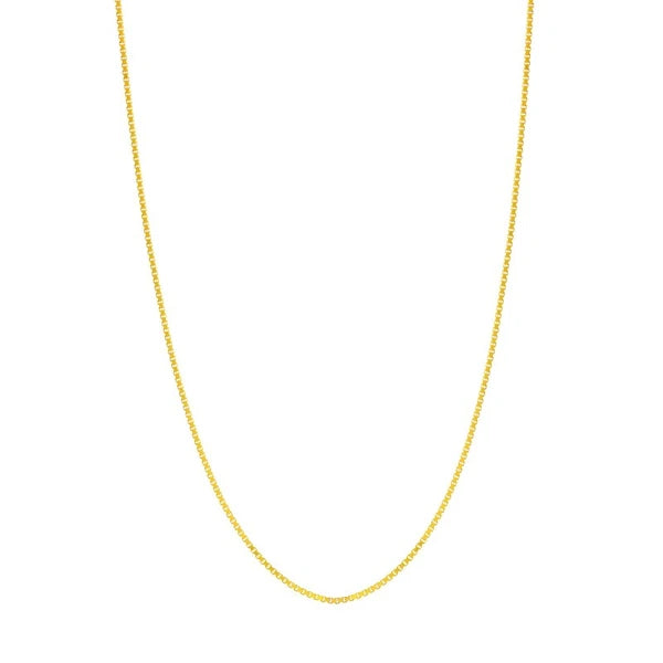 0.73mm Box Chain with Lobster Lock