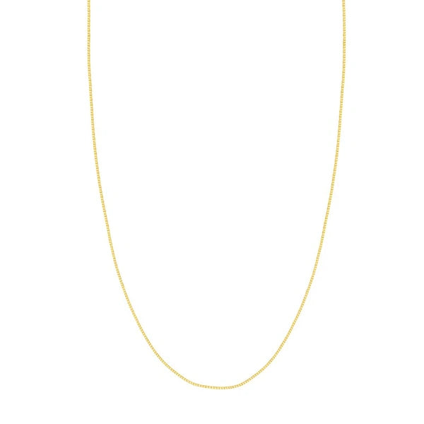 0.96mm Box Chain with Lobster Lock