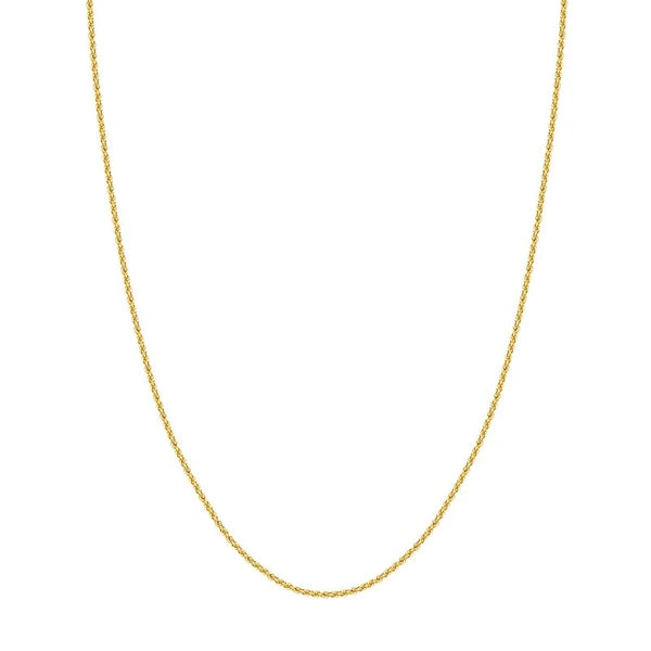 2mm Light Rope Chain with Lobster Lock