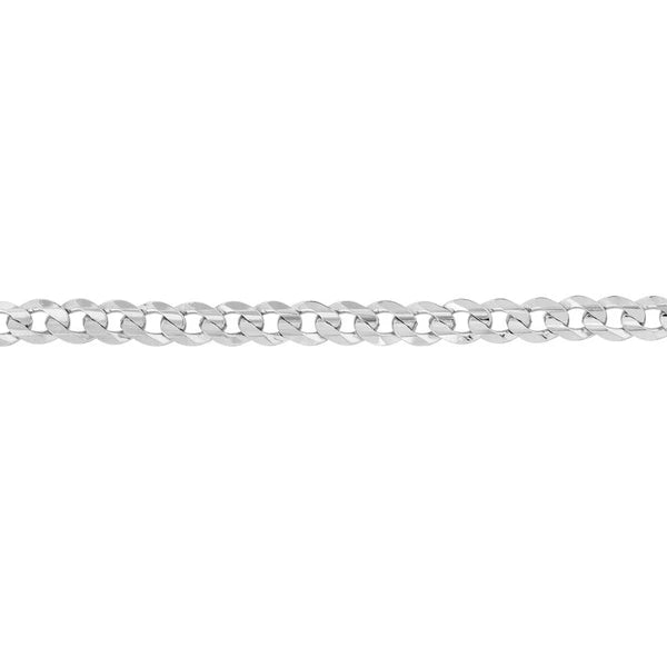 Sterling Silver 7.05 Cuban Curb Chain with Lobster Lock