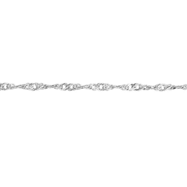 Sterling Silver 1.4mm Singapore Chain