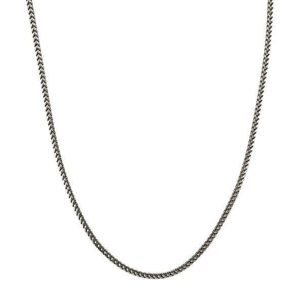 Sterling Silver 2.5mm Franco Chain with Lobster Lock