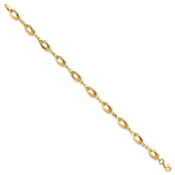 Gold Polished Fancy Bracelets