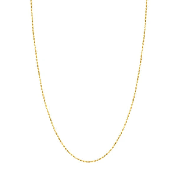 1.8mm D/C Rope Chain with Lobster Lock