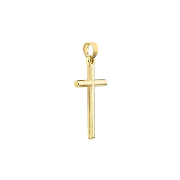 Small Polished Cross Pendant