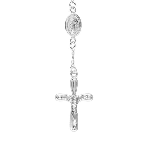 Tri-Colored Rosary with Virgin Mary Bracelet
