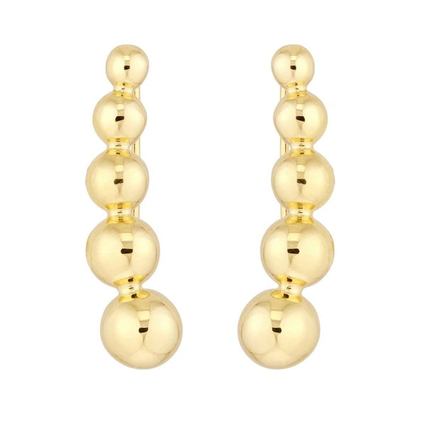 Graduated Bead Climber Earrings