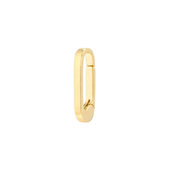 Square Wire Small Designer Push Clasp