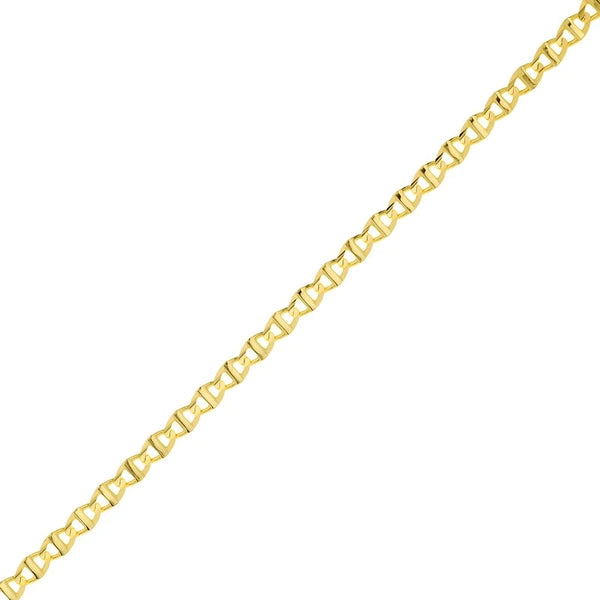 5.40mm Concave Mariner Chain with Lobster Lock