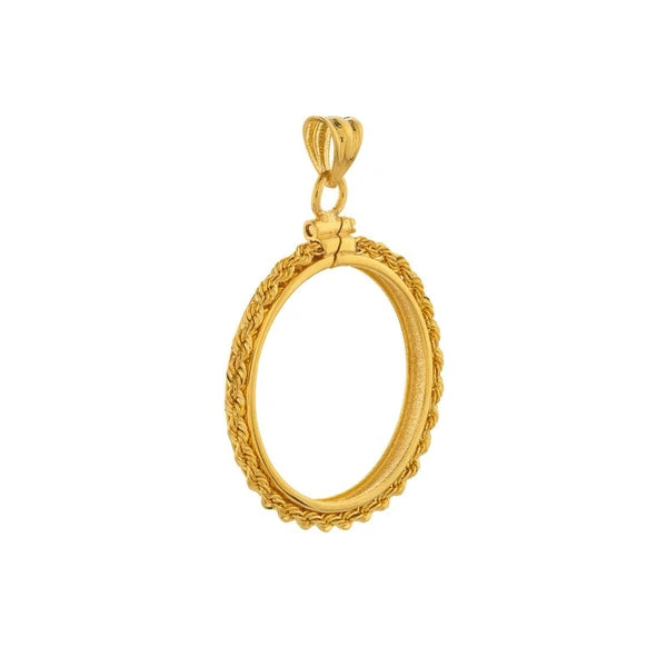 American Eagle 1/2 Oz Rope Screw Top Bezel