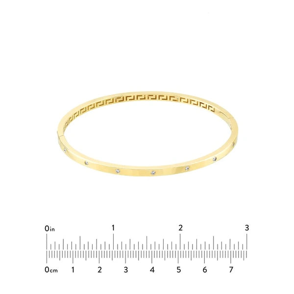 Diamond Square Tube Bangle