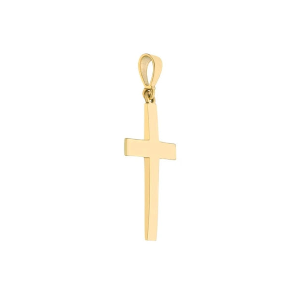 Straight Edge Cross Pendant