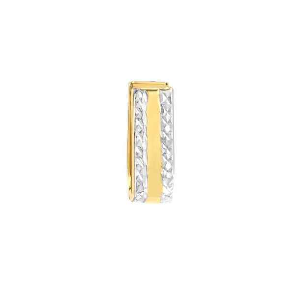 Two-Tone DC Edge and Polished Hoop
